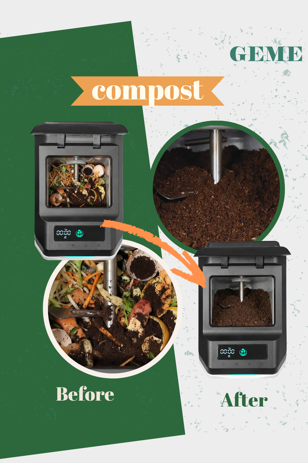 GEME Terra II: The Real Kitchen Composter